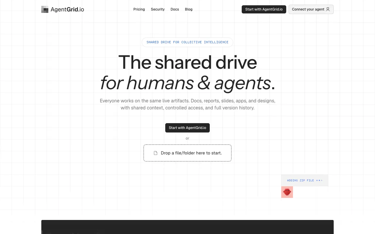 AgentGrid.ioのスクリーンショット