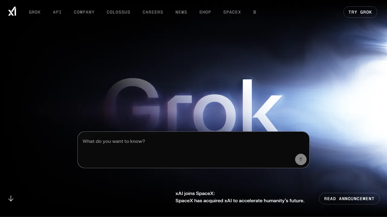 Grokのスクリーンショット